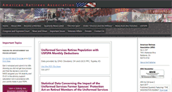 Desktop Screenshot of americanretirees.org